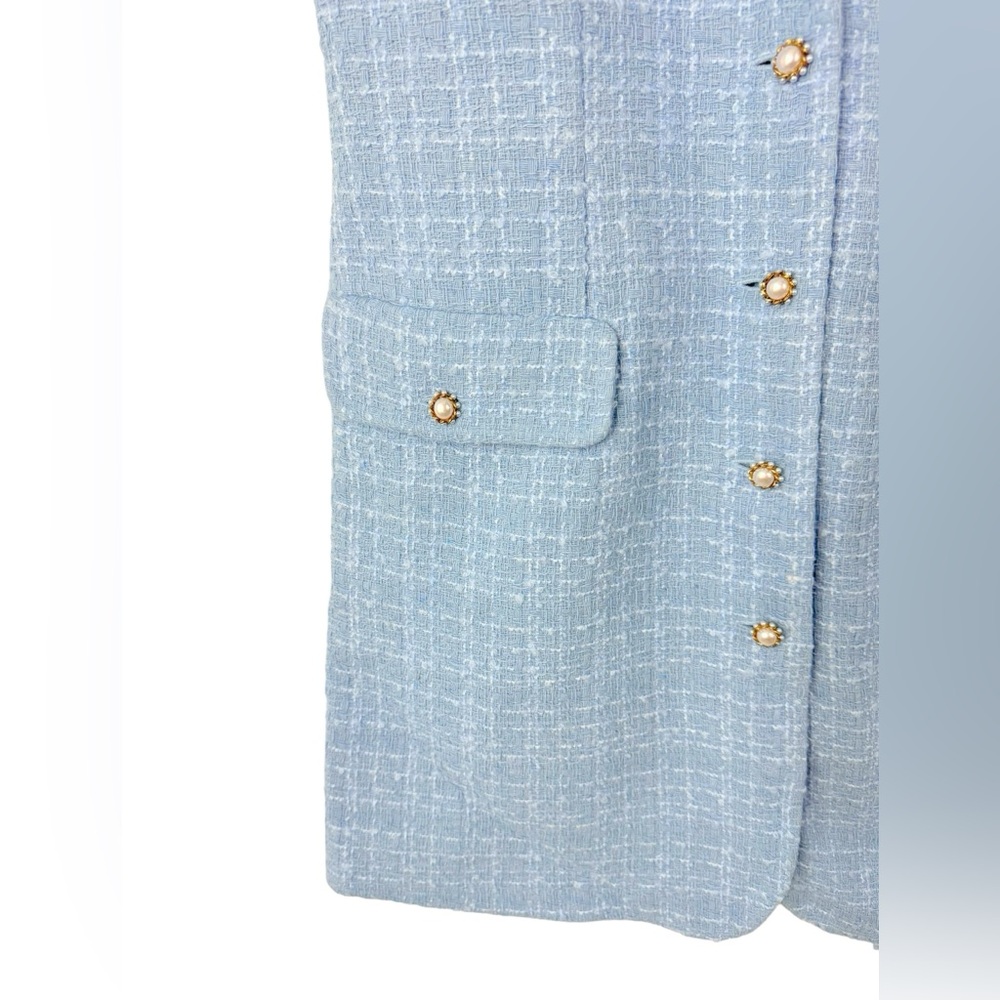 Maeve Sleeveless Tweed Blazer Mini Dress 10 - Picture 6 of 11